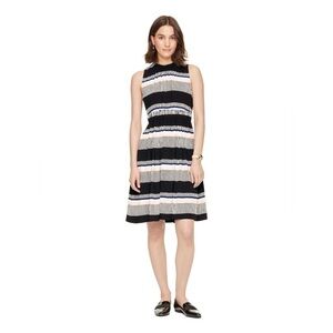 Kate Spade New York Fit and Flare Striped Dress